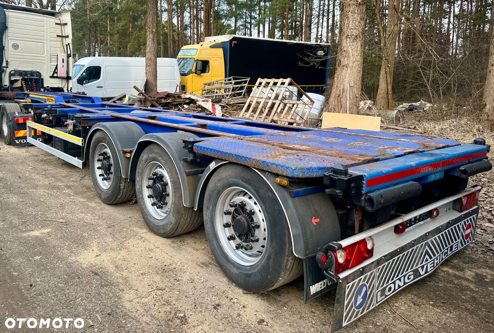 Wielton NS-34PT ROZSUWANA BPW OŚ PODNOSZONA 1x20 2x20 1x35 1x40 1x45 Waga:5990kg 2009r - 3