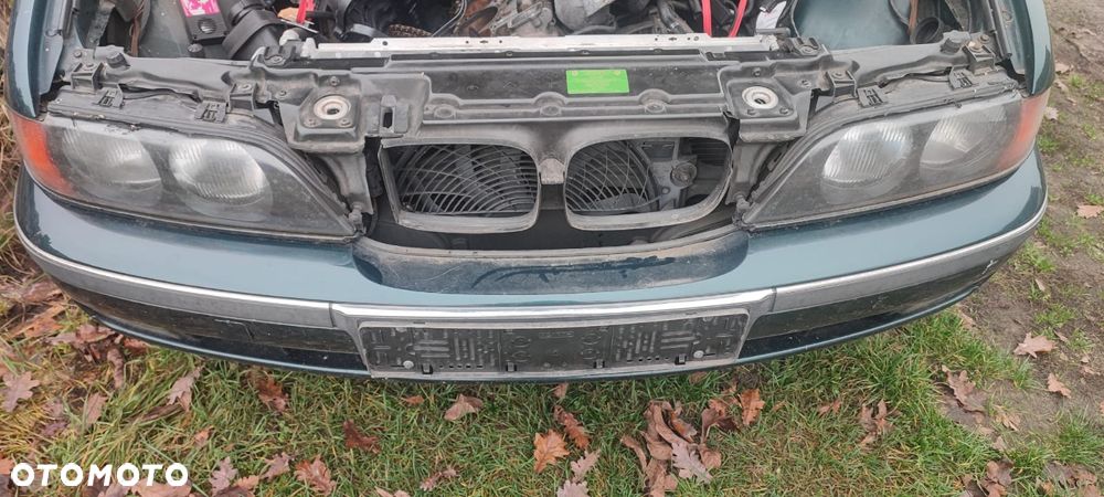 BMW E39 KOMPLETNY PRZÓD maska zderzak lampy błotniki pas 2.5 B OXFORDGRUEN - 8