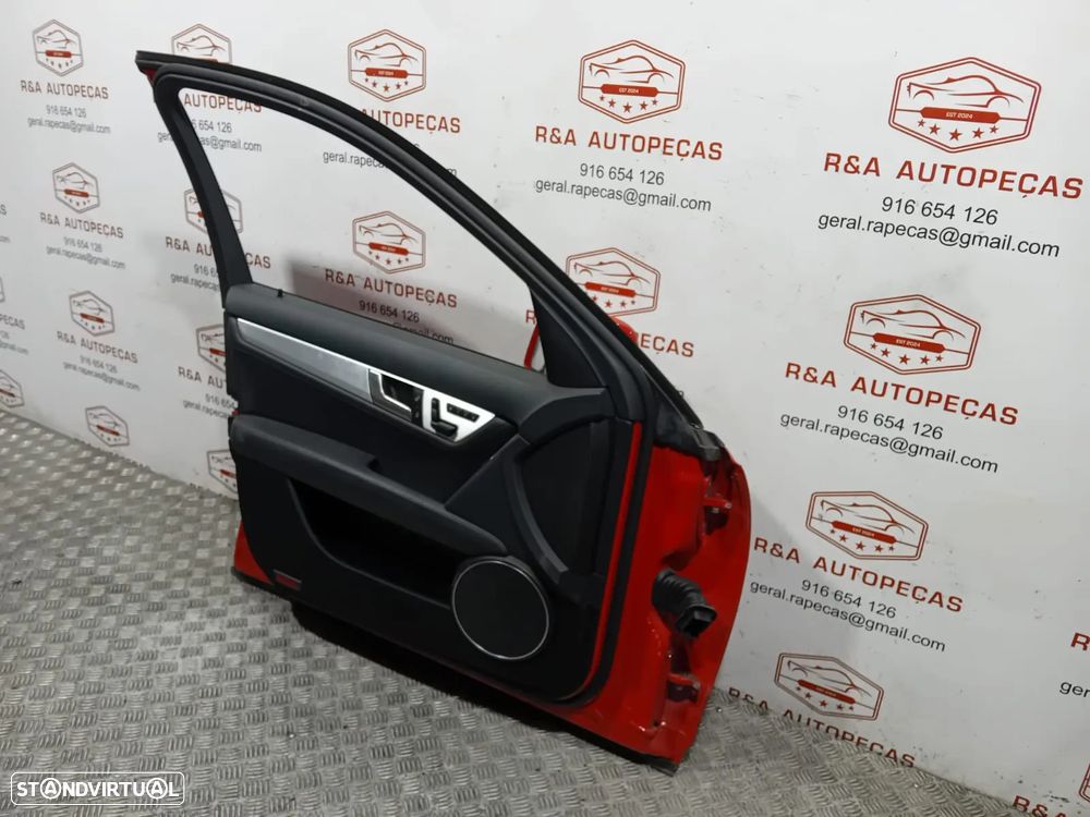 Porta Frente Frontal Esquerdo Mercedes Class C W204 Facelift Original - 7