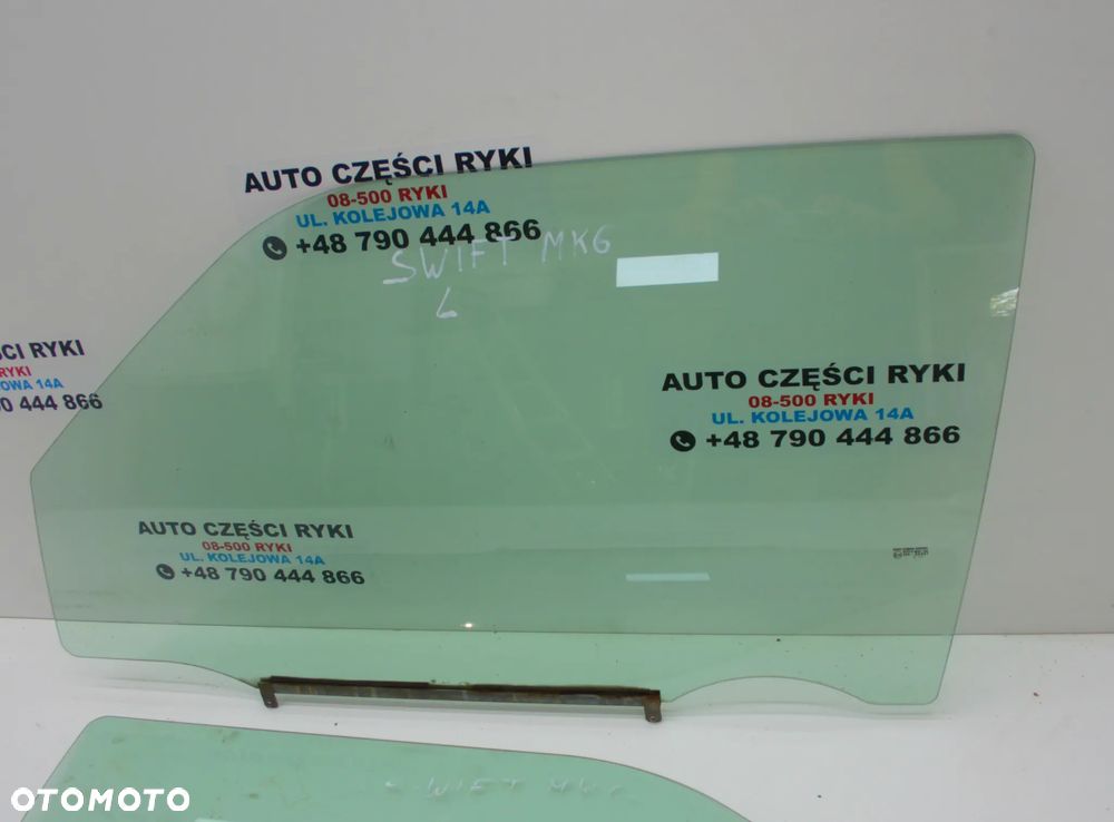 Suzuki swift MK6 2008r Szyba boczna lewa prawa 3 Drzwi - 2
