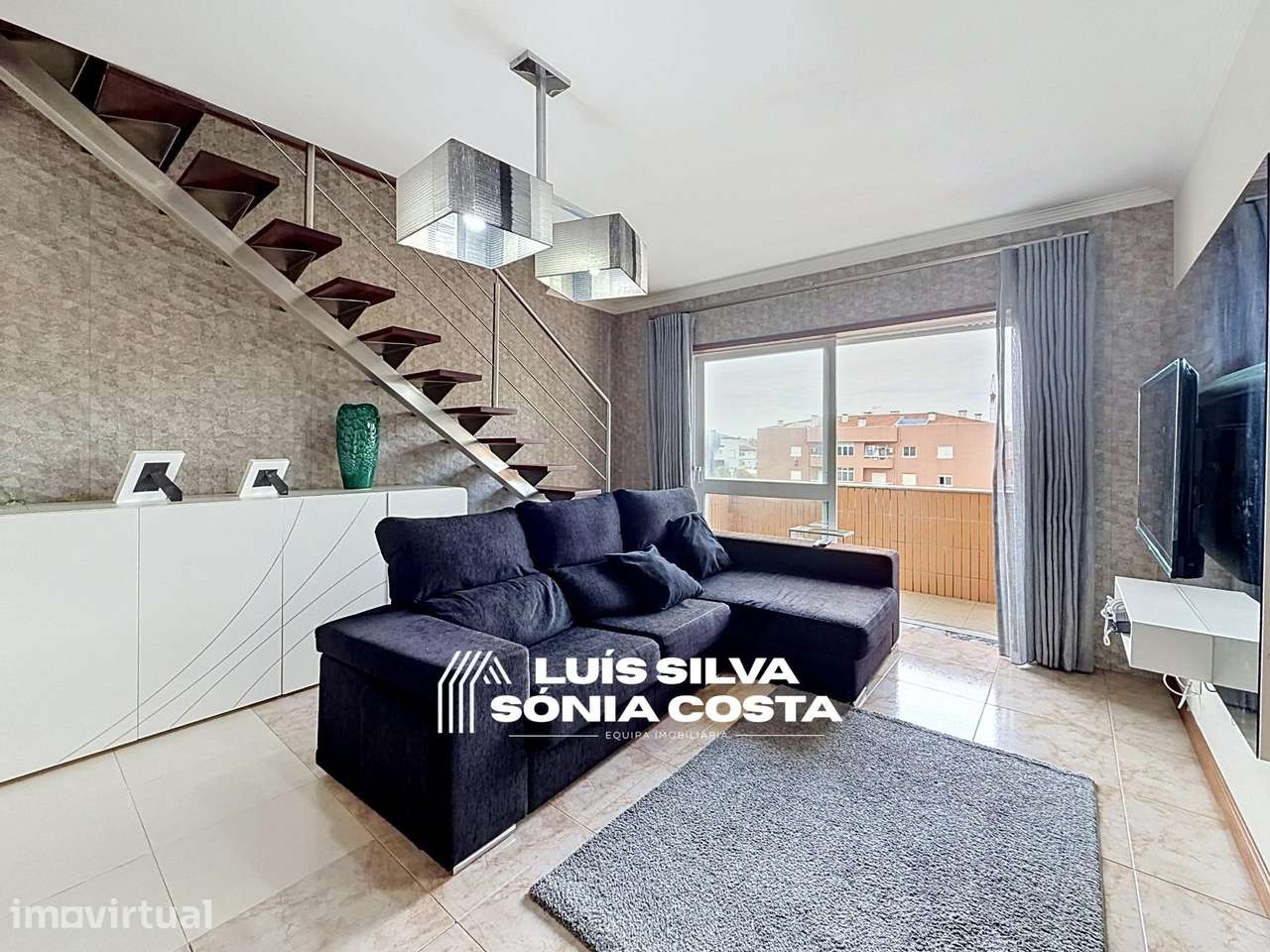 Apartamento T3 Duplex com 262m2 a 350m da Praia, Varandas & Garagem! - Grande imagem: 4/39