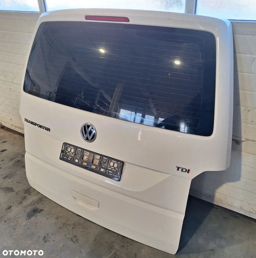 VW Transporter T5 T6  klapa bagażnika tył tylna Przyciemnona szyba kompletna - 2