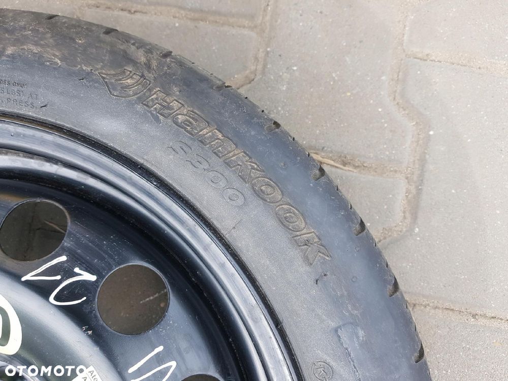 VW GOLF VI V TOURAN EOS KOŁO DOJAZDOWE 16 5X112 LEWAREK WKŁAD - 5