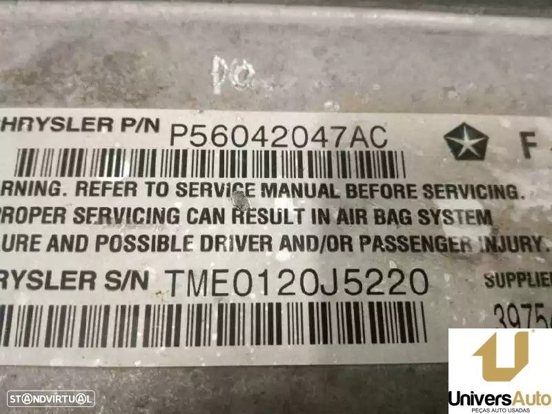CENTRALINA AIRBAG JEEP GRAND CHEROKEE II 2000 -P56042047AC - 1