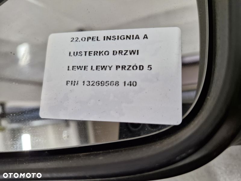 opel insignia a lusterko drzwi lewy przód lewe 5 pin uk 13269568 - 11