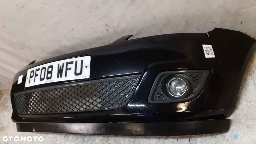 + ZDERZAK PRZÓD PRZEDNI FORD FIESTA MK.6 6 VI LIFT FL D2 CZARNY HALOGENY - 3
