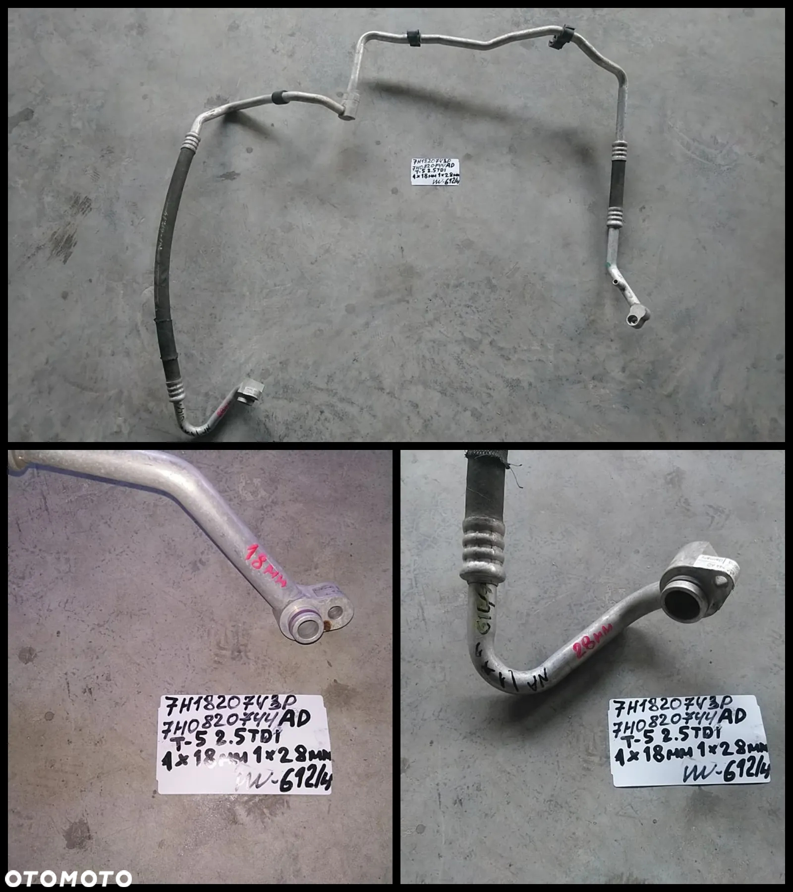 VW AUDI SEAT SKODA PRZEWÓD KLIMATYZACJI NR422-NR-642/4 - 24