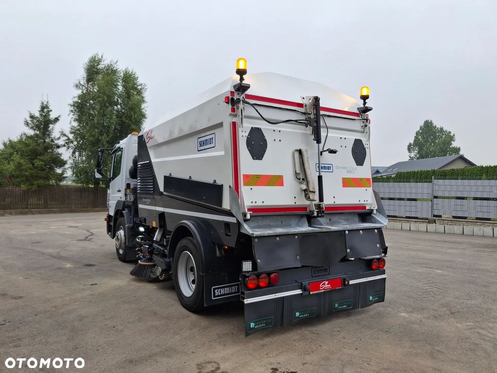 Mercedes-Benz Atego 1523 Zamiatarka EURO 6 PM10 Schmidt Street King 660 2 Silniki Szczotki L/R Na Poduszkach Kamery Automatyczna Skrzynia Pojazd Specjalny - 3