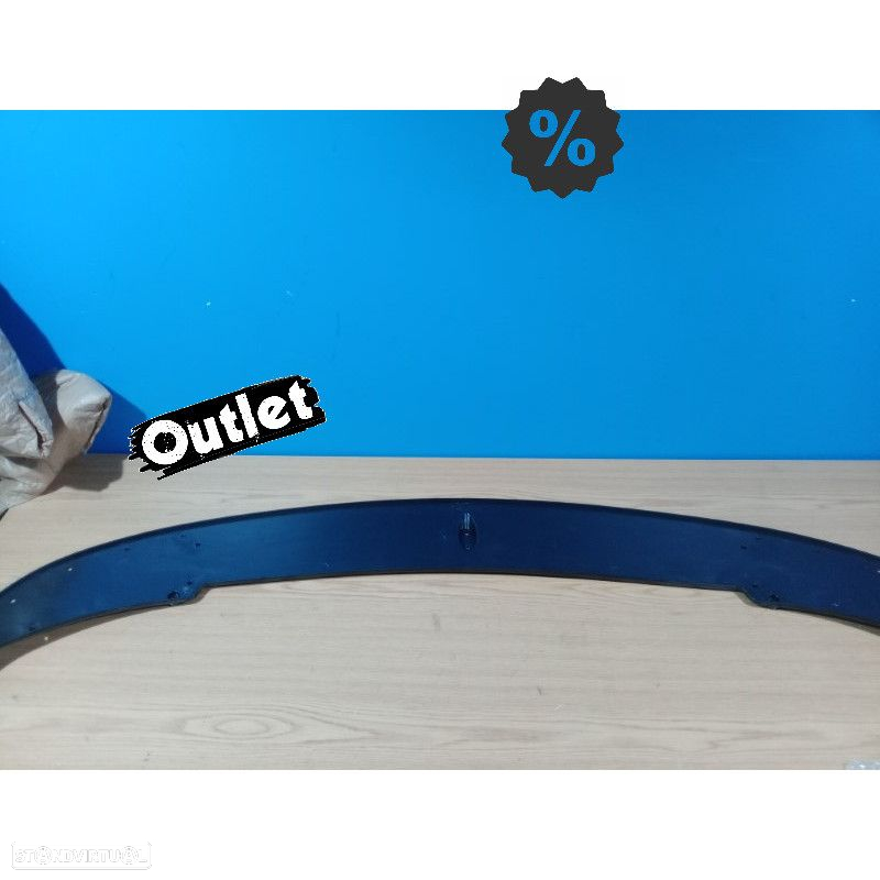 R022015C2 SPOILER LIP FRONTAL BMW F10 F11 10- LOOK M PERFORMANCE PRETO BRILHANTE - 3