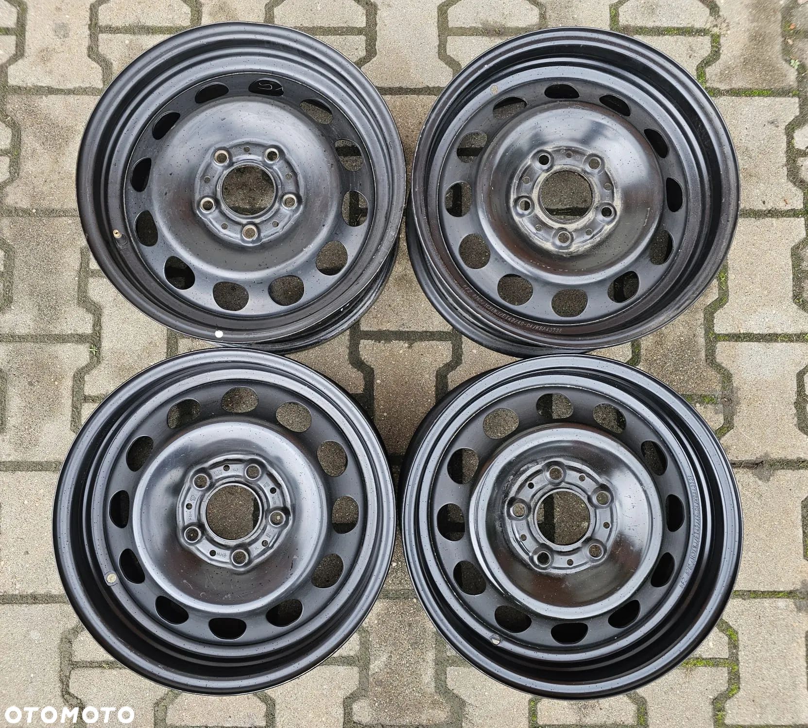(S16) Felgi Stalowe 16'' BMW OE 1 E81 E82 E87 3 E36 E46 / 6,5Jx16 IS42 5x120 - 1