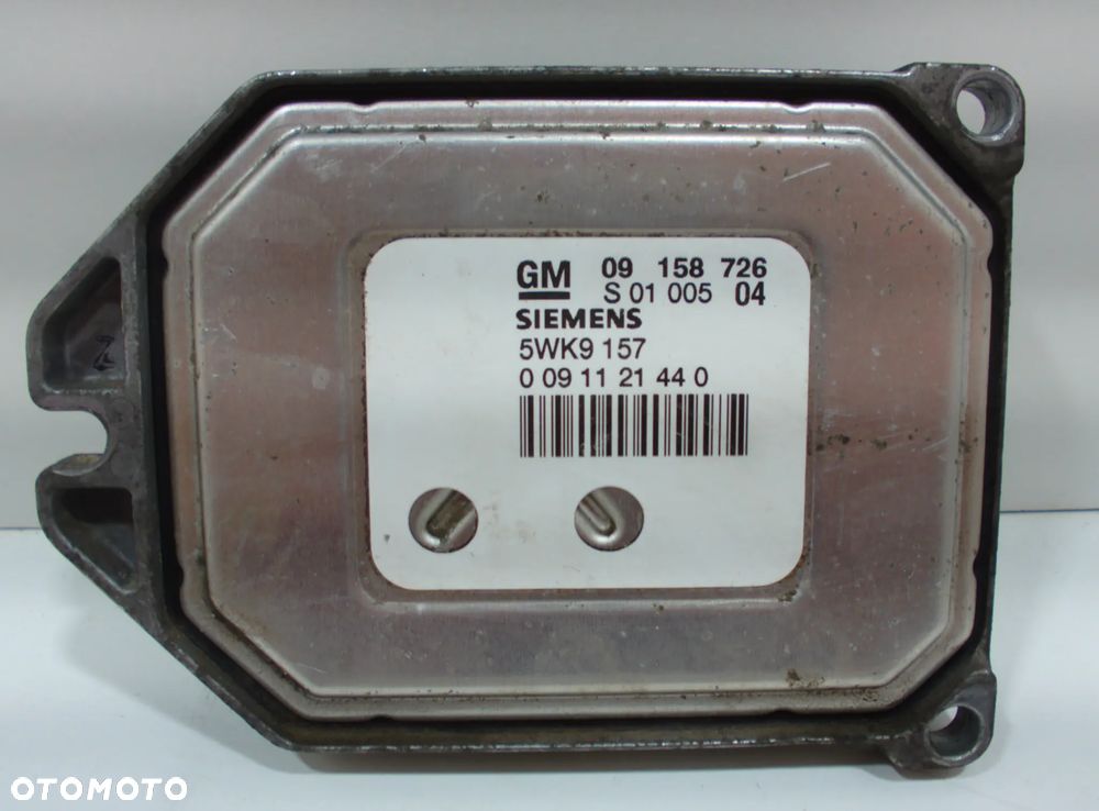 Sterownik komputer Silnika GM 09158726 Simens 5WK9 157 - 2