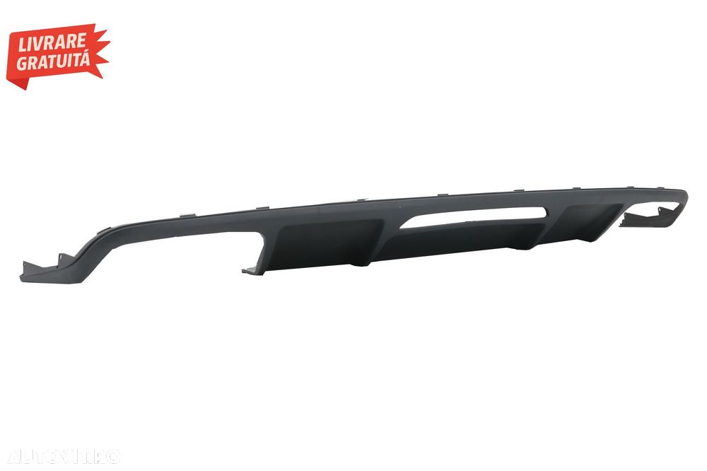 Difuzor cu Evacuare Dubla Mercedes CLS Sedan W218 (2011-2017) pentru bara AMG Spor- livrare gratuita - 5