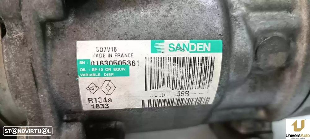 COMPRESSOR AR CONDICIONADO NISSAN QASHQAI / QASHQAI +2 I 2013 -2763000Q3J - 1