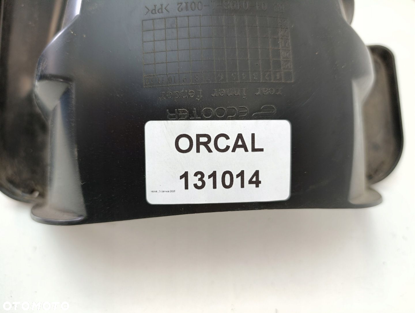 MOCOWANIE TABLICY REJESTRACYJNEJ TYŁ DO SKUTERA ELEKTRYCZNEGO ORCAL E2 MAX - 6