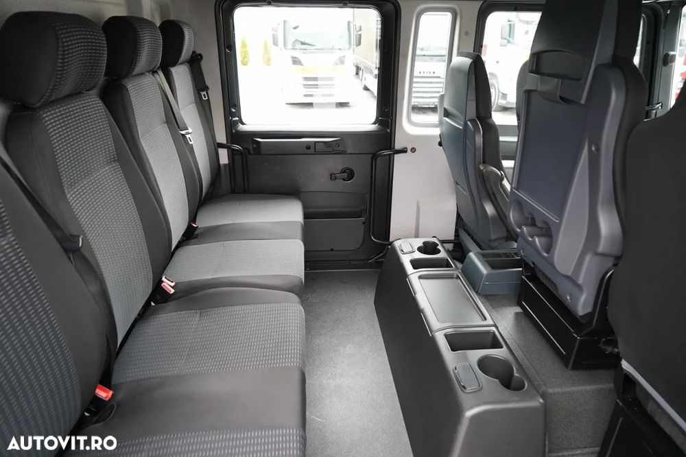 MAN TGM 18.340 / 4X2 / BASCĂLARE 3 LATERALĂ / BANCĂ HIDRODOXY / CAMION CU 7 LOCURI / BORDMATIC - 34