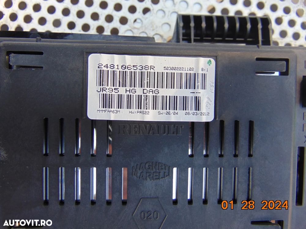 Ceasuri bord digitale Renault scenic 3 cutie manuala display bord dezmembrez scenic 3 - 7