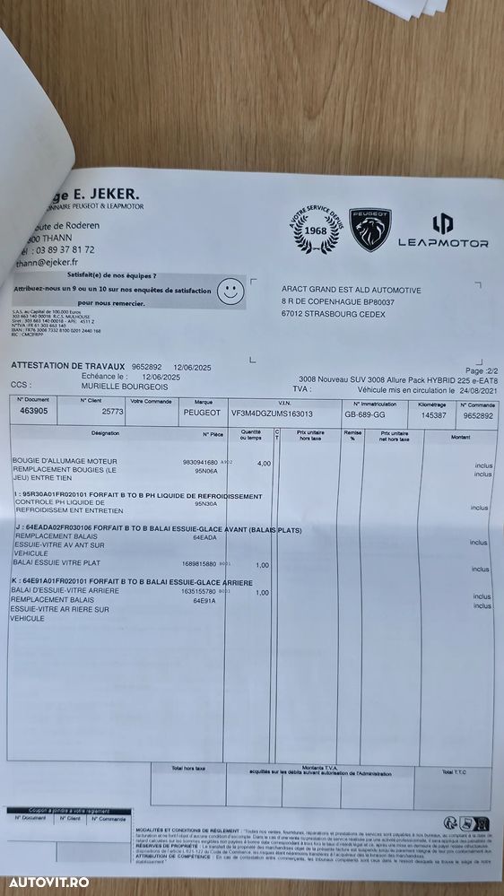 Peugeot 3008 225 e-EAT8 GT Pack - 37