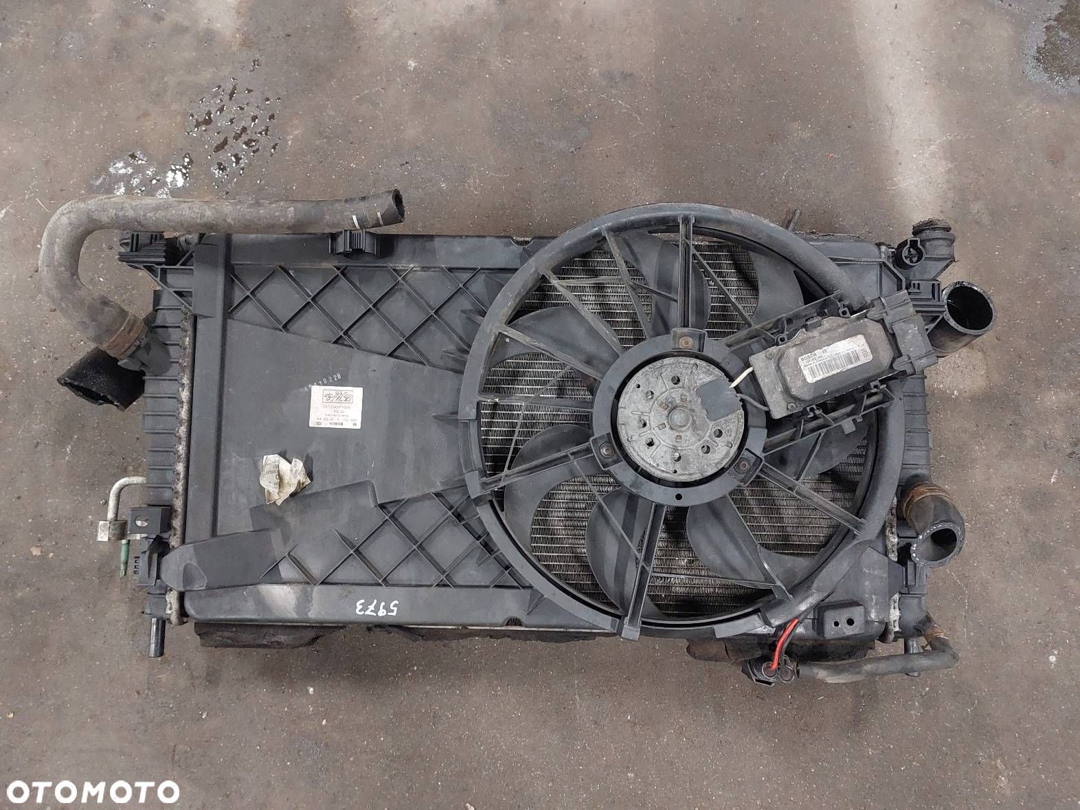 CHŁODNICE KOMPLET + WENTYLATORY FORD FOCUS MK2 1.6 TDCI 3M5H-8C607-RD - 1