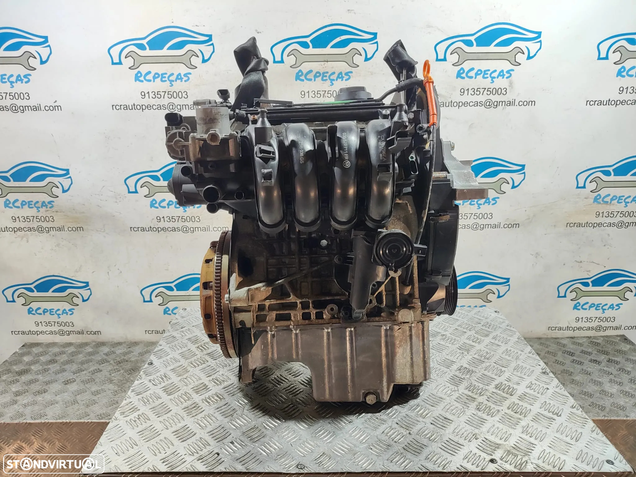 Motor Completo VWAG VW Volkswagen Polo IV 4 9N 1.4i 16v 75cv BKY - 2