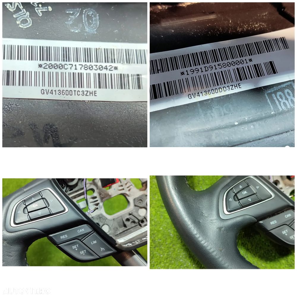 VOLAN PIELE CU COMENZI (2 BUC.) FORD KUGA MK2 (FACELIFT) / ESCAPE / 2016-2019 / COD OEM GV413600TC3ZHE / GV413600DD3ZHE (4C2) - 8