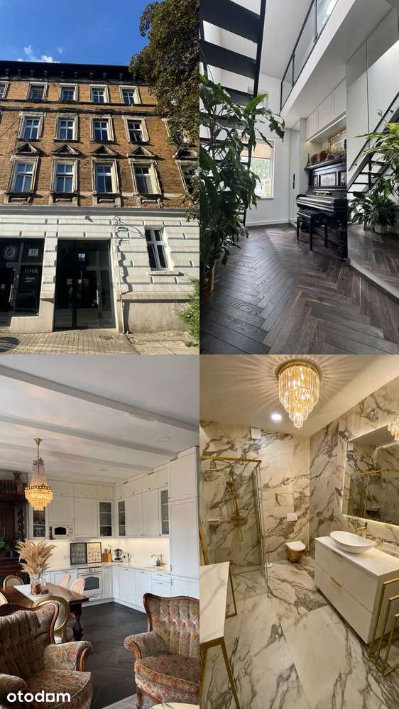 WYJĄTKOWY DWUPIĘTROWY APARTAMENT W ODNOWIONEJ KAMIENICY.