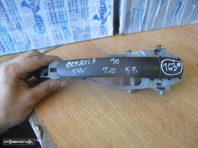 Puxador Exterior 1Z0839885A SKODA OCTAVIA SW 2010 5P TD - 4