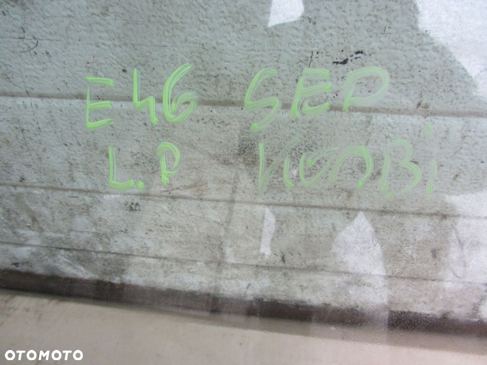 szyba lewa z drzwi bmw e46 sedan kombi oe bmw - 2