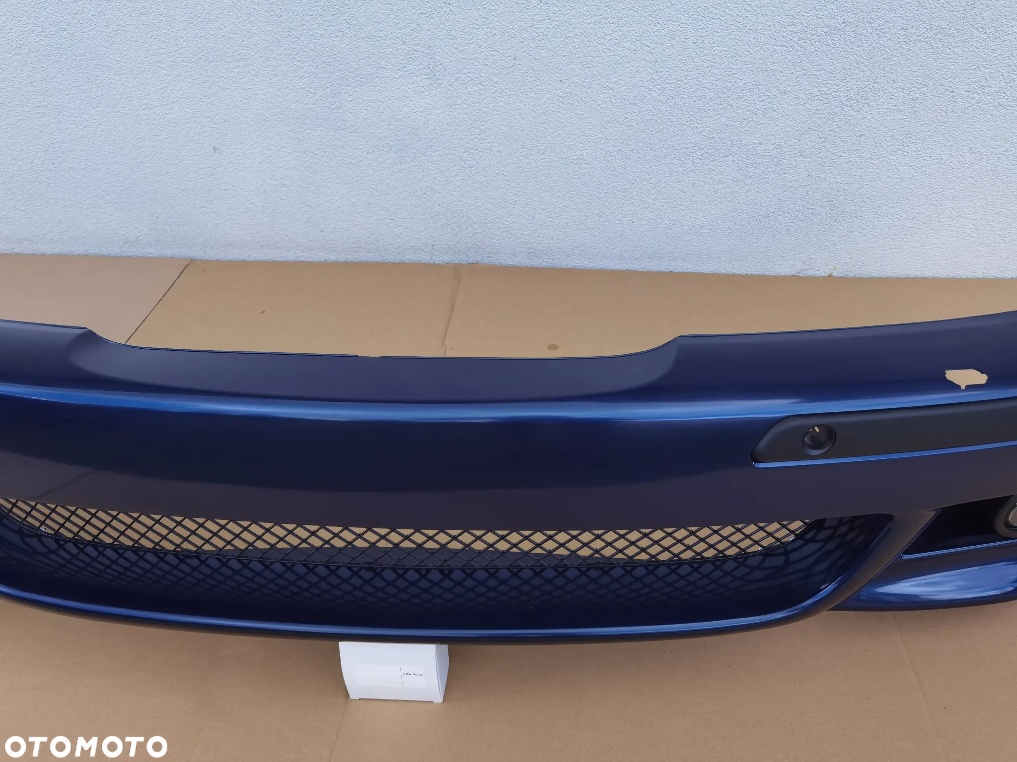 ZDERZAK BMW E39 M PAKIET TOPASBLAU SPRYSKI PDC PRZEDNI PRZÓD ORYGINALNY WYSYŁKA BDB - 4