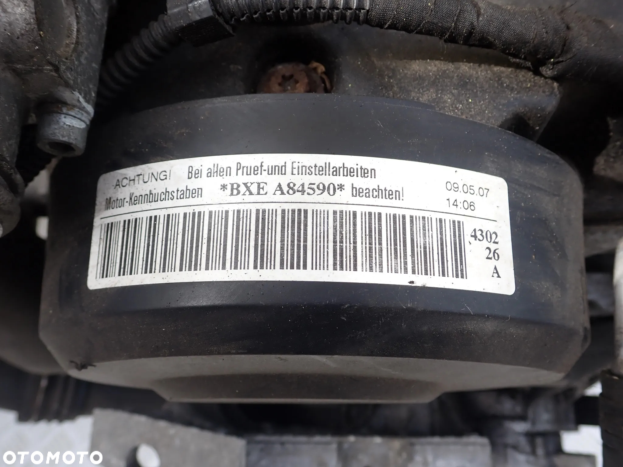 SILNIK 1.9 TDI BXE 105 KM SEAT ALTEA VW GOLF V TOURAN  RADOM - 4