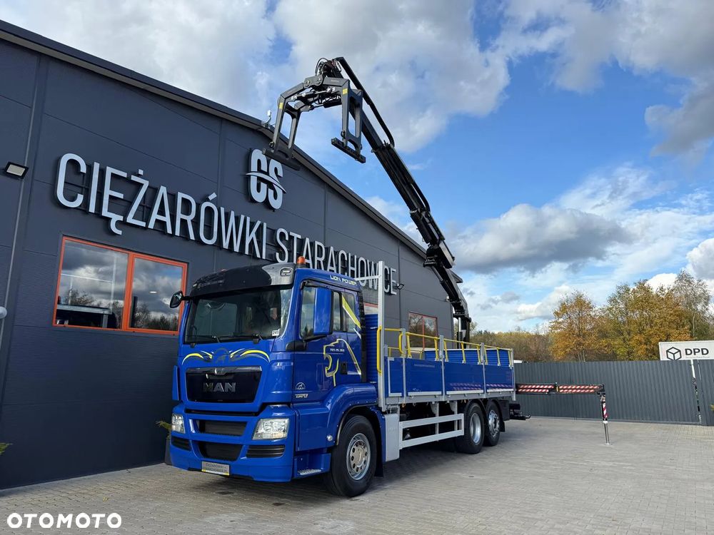 MAN TGM TGL TGS 26.360 skrzynia z żurawiem // HMF 1420 K2 dzwig kran crane - 10