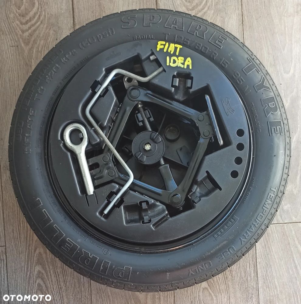 FIAT IDEA KOŁO DOJAZDOWE 15 + WKŁAD - 1