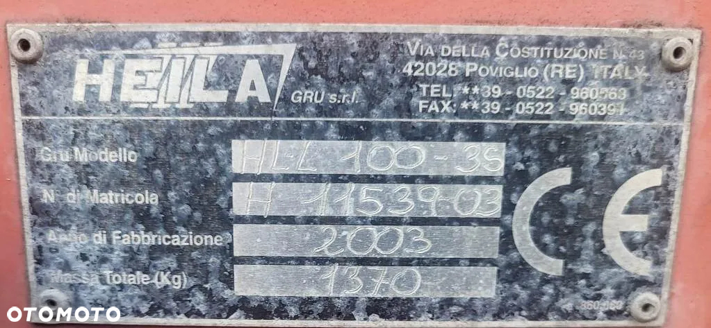 HDS HEILA 100 S 3 ATLAS 240 S 3 chwytak do drzewa Sterowanie Radiowe nie Palfinger Hiab Fassi - 5