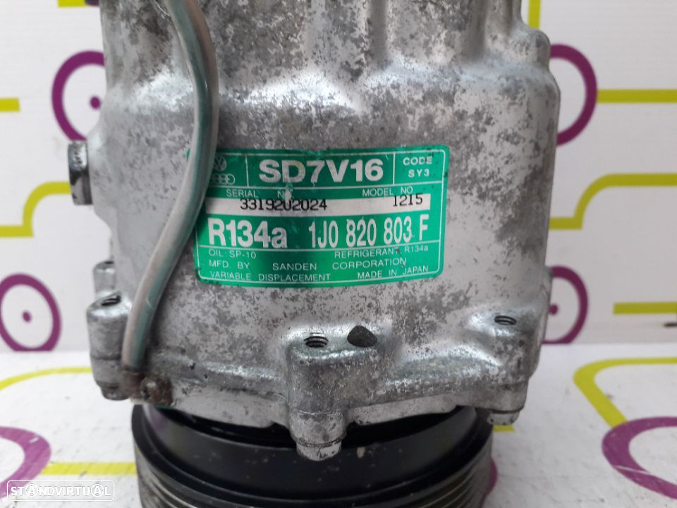 Compressor AC Volkswagen Golf IV 1.9 TDi 115Cv de 2000 - Ref: 1J0820803F - NO60037 - 4