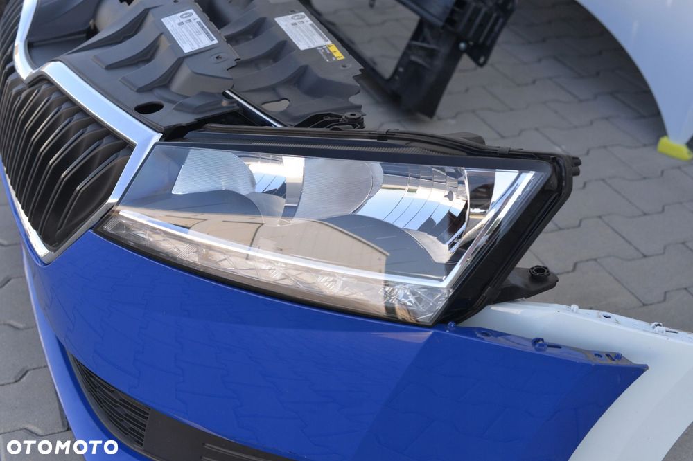 MASKA ZDERZAK BŁOTNIK LAMPA H7 XENON LED PAS BELKA SKODA FABIA 3 III 2019 - 11