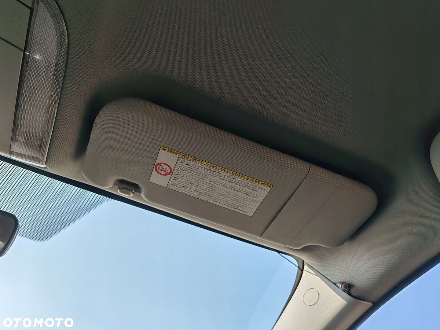 Słonecznik osłona przeciw słoneczna prawa europa Toyota Auris I 07-12 - 1