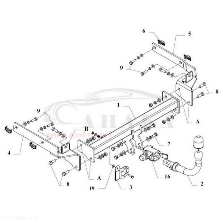 Hak Holowniczy Automat Do Peugeot 406 Sedan 1995-2004 - 3