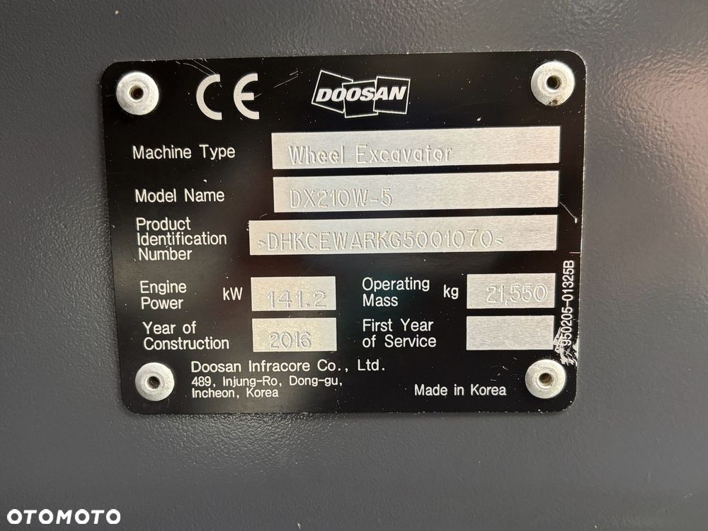 Doosan DX210W-5 - 9
