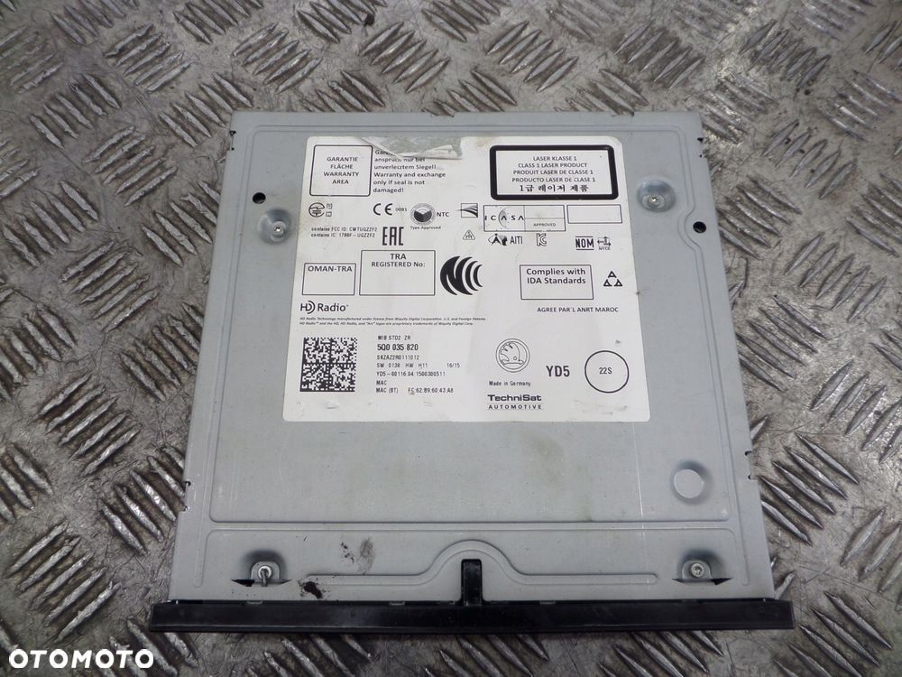 skoda fabia jednostka sterująca multimedia moduł 5q0035820 - 2
