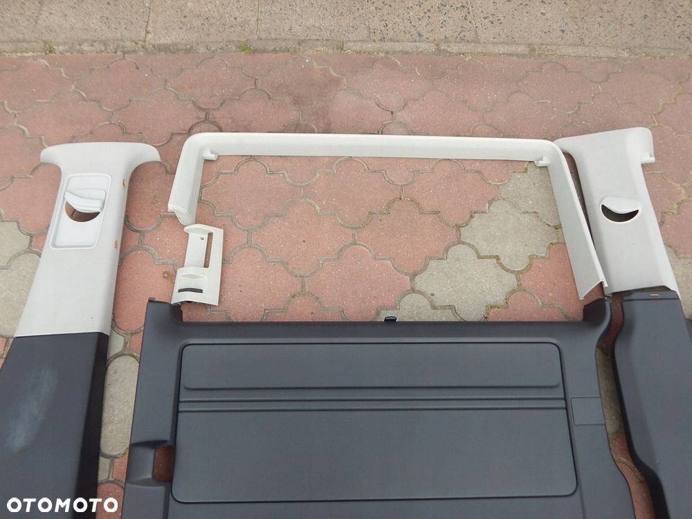vw t5 lift t6 caravelle środek wnętrze tapicerka podsufitka 2-drzwi komplet - 9