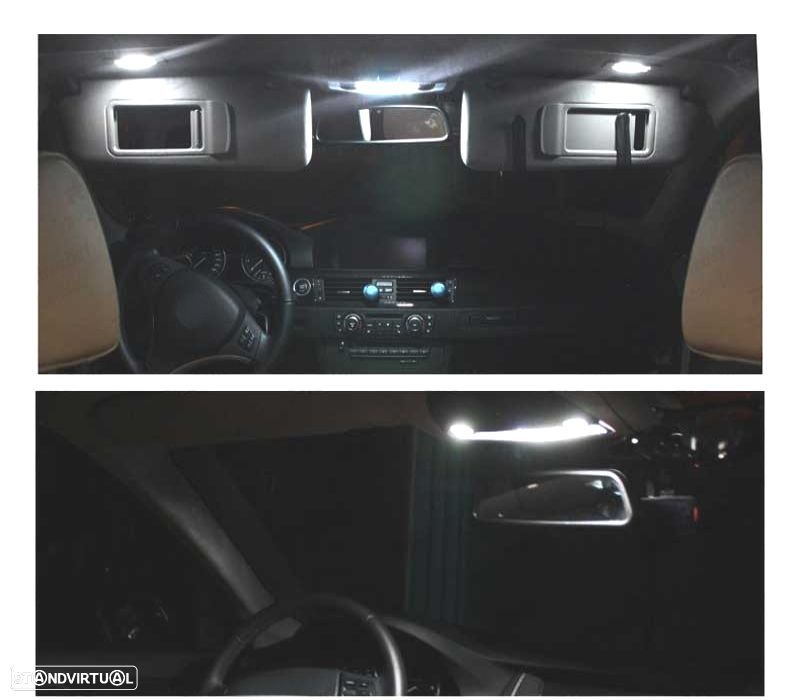 KIT COMPLETO 14 LAMPADAS LED INTERIOR PARA BMW SERIE 3 F30 F35 F80 316I 318I 325D 328D XDRIVE 330D 1 - 3