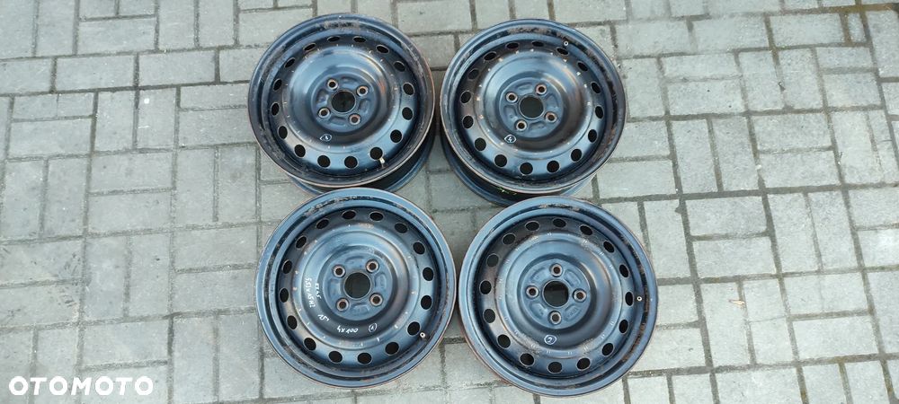 FELGI STALOWE 4x100 5.5J x15 CALI ET45 TOYOTA YARIS II KOMPLET 4 SZTUKI - 1