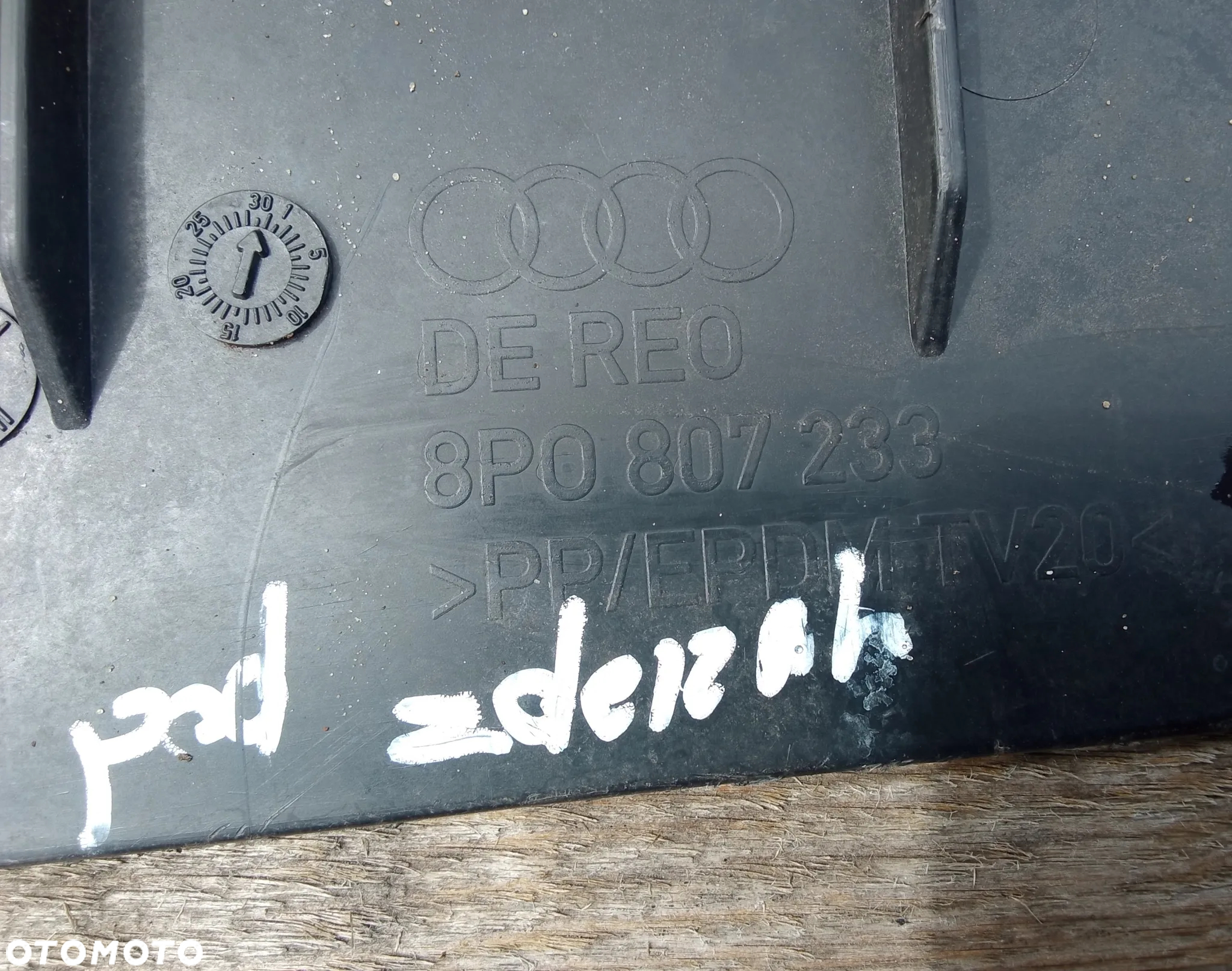Audi A3 8P Lift osłona pod zderzak hokej dokładka zderzaka 8P0807233 - 4
