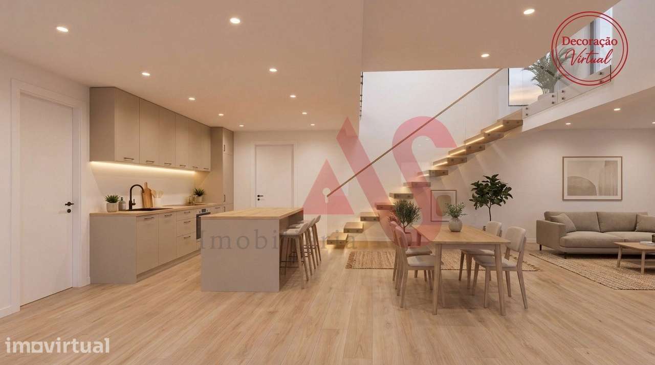 Moradia T3 renovada, com Suíte, Closet e Aparcamento Exterior p/ 2 Car - Grande imagem: 4/21