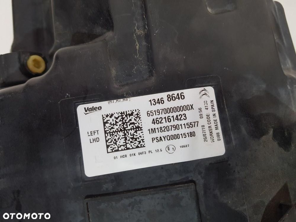 CITROEN C3 AIRCROSS LAMPA PRZÓD PRZEDNIA LEWA 13468646 EUROPA ORYGINAŁ - 4