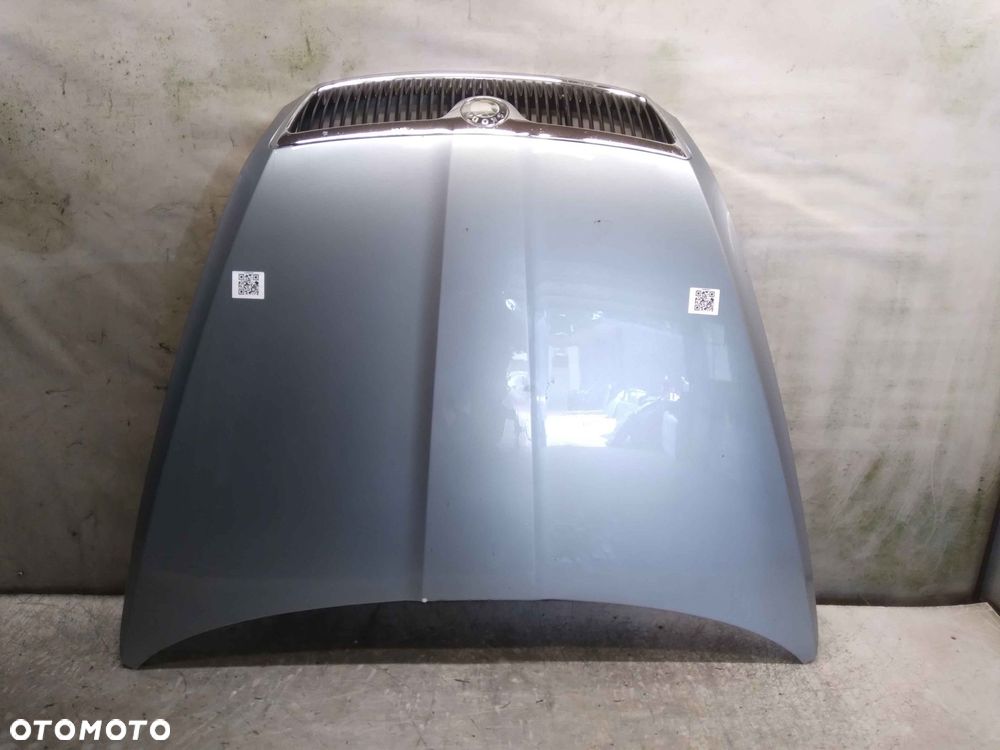 / MASKA POKRYWA SILNIKA SKODA OCTAVIA 2 II 9151 BŁĘKITNA MORSKA - 1