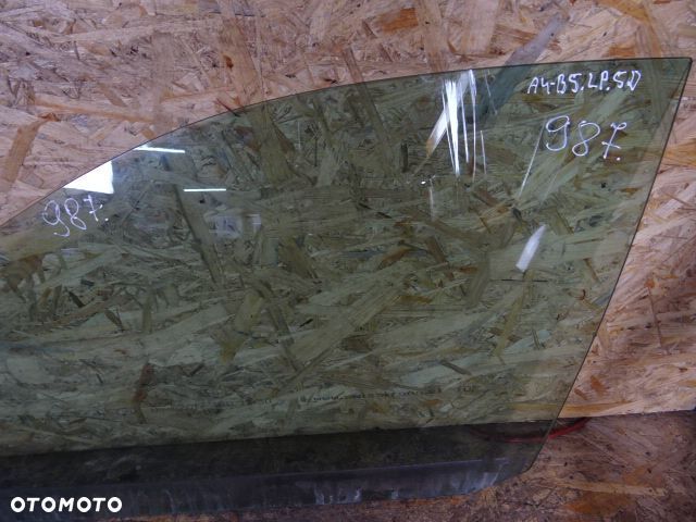 SZYBA BOCZNA DRZWI LEWY PRZÓD AUDI A4 B5 SEDAN - 3