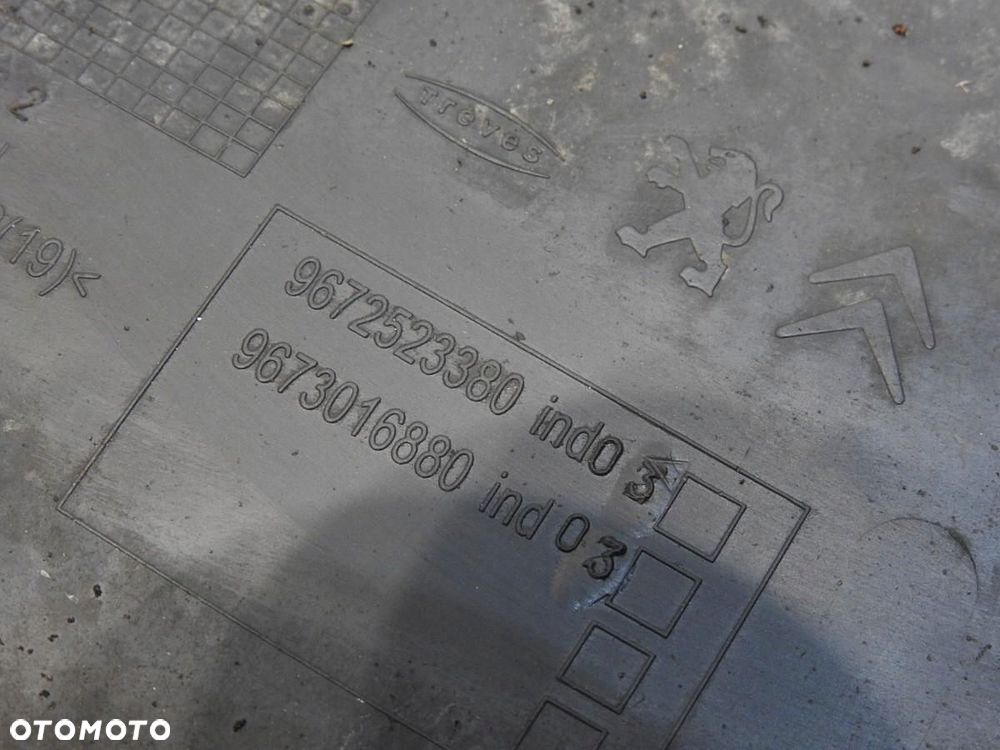 OSŁONA PŁYTA POD SILNIK CITROEN C5 III X7 1.6 THP 9672523380 9673016880 - 11
