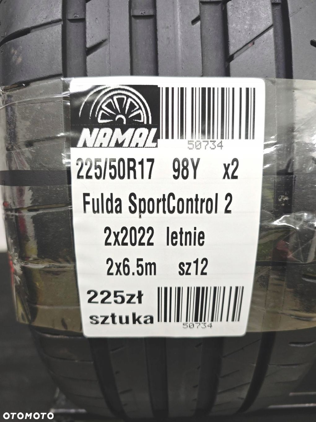 225/50R17 fulda 2022 opony letnie 6,5mm 50734 - 10