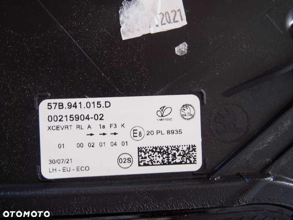 Image Škoda Karoq Světlomet levá lampa levá - 57B941015D