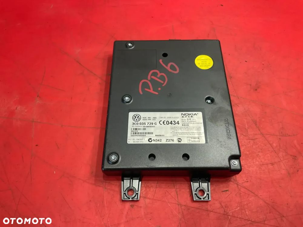 MODUŁ BLUETOOTH TELEFONU 3C0035729G VW PASSAT B6 - 1